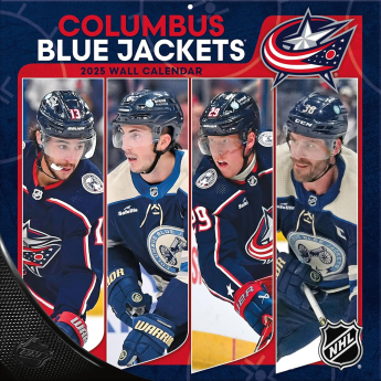Columbus Blue Jackets kalendarz 2025 Wall Calendar