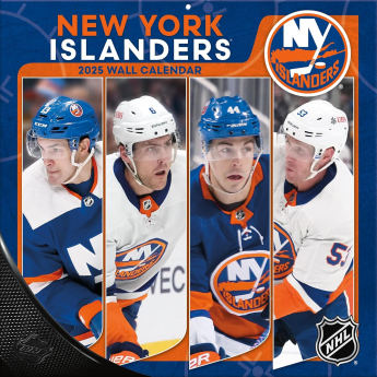 New York Islanders kalendarz 2025 Wall Calendar
