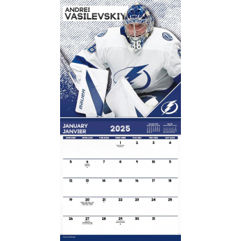 NHL produkty kalendarz Stoppers 2025 Wall Calendar