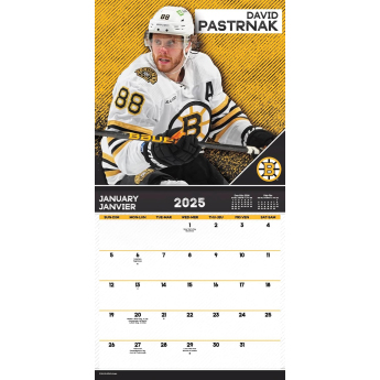 NHL produkty kalendarz Superstars 2025 Wall Calendar