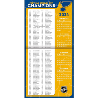 St. Louis Blues kalendarz 2025 Wall Calendar
