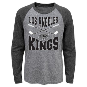 Los Angeles Kings dziecięcka koszulka z długim rękawem Cross Stick Ls Triblend Raglan
