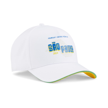 Formuła 1 czapka baseballówka Brazil GP white 2024