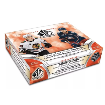 NHL pudełka karty hokejowe NHL 2023-24 Upper Deck SP Authentic Hobby Box