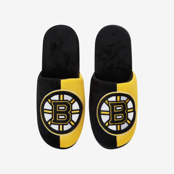 Boston Bruins kapcie męskie Logo Staycation Slipper