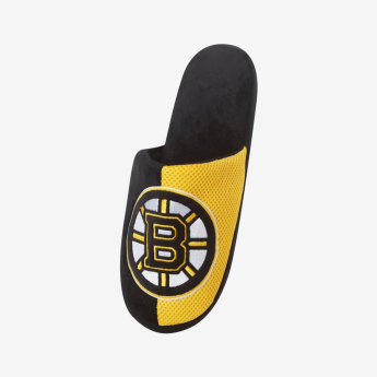 Boston Bruins kapcie męskie Logo Staycation Slipper