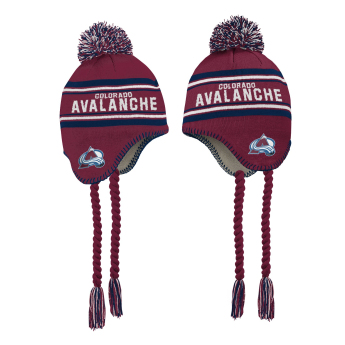 Colorado Avalanche czapka zimowa dziecięca Jacquard Tassel Knit With Pom
