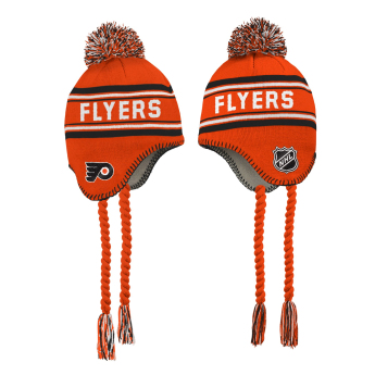 Philadelphia Flyers czapka zimowa dziecięca Jacquard Tassel Knit With Pom