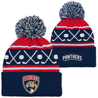 Florida Panthers czapka zimowa dziecięca Face-Off Cuff Pom