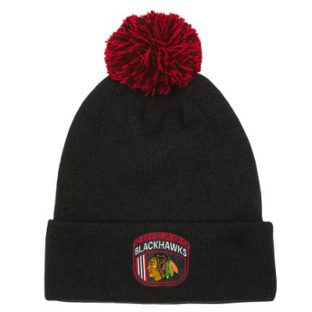 Chicago Blackhawks czapka zimowa dziecięca Draft Beanie Cuff With Pom