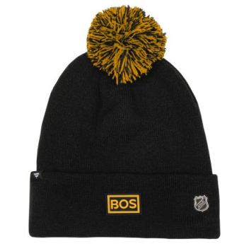 Boston Bruins czapka zimowa dziecięca Draft Beanie Cuff With Pom