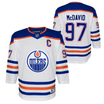 Edmonton Oilers dziecięca koszulka meczowa Connor Mcdavid  Premier White Away