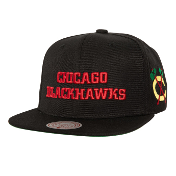 Chicago Blackhawks czapka flat baseballówka NHL Triple Play Snapback