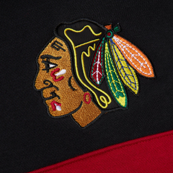 Chicago Blackhawks męska bluza z kapturem Head Coach Hoodie Current Logo black