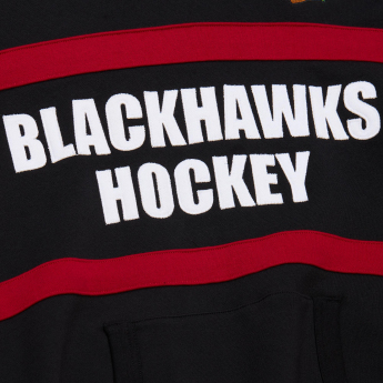Chicago Blackhawks męska bluza z kapturem Head Coach Hoodie Current Logo black