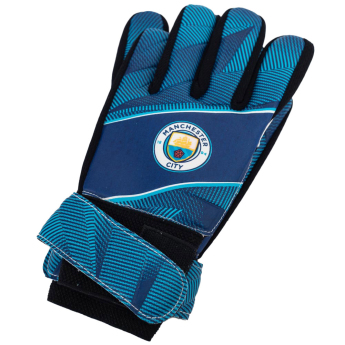 Manchester City dziecięce rękawice bramkarskie Fuse Goalkeeper Gloves Yths 79-86mm palm width