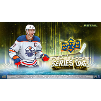 NHL pudełka karty hokejowe NHL 2024-25 Upper Deck Series 1 Blaster Box
