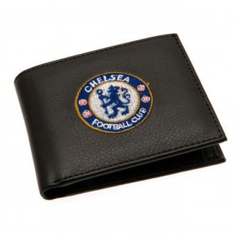 Chelsea skórzany portfel black logo