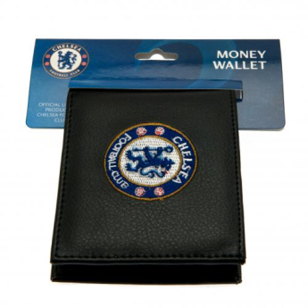 Chelsea skórzany portfel black logo
