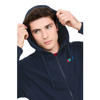Barcelona męska bluza z kapturem Club Zip obsidian