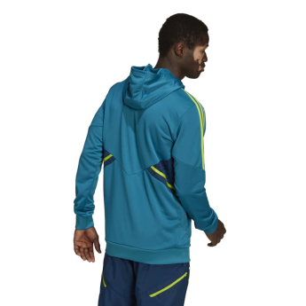 Juventus męska bluza z kapturem Track teal