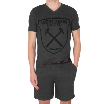West Ham United piżama męska Short grey