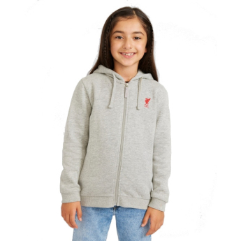 Liverpool dziecięca bluza z kapturem Zip grey