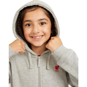 Liverpool dziecięca bluza z kapturem Zip grey