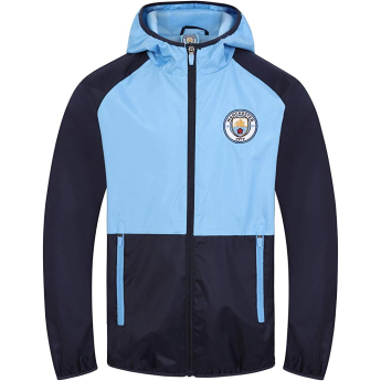 Manchester City męska kurtka z kapturem Shower navy