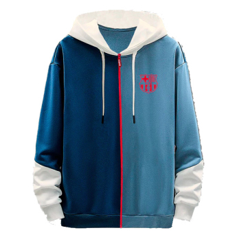 Barcelona męska bluza z kapturem Zip Oversize