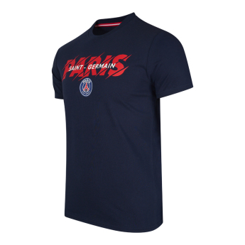 Paris Saint Germain koszulka męska Slogan blue