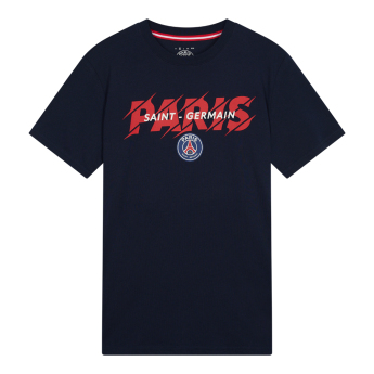 Paris Saint Germain koszulka męska Slogan blue