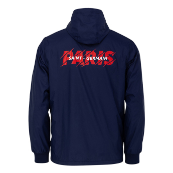 Paris Saint Germain męska kurtka z kapturem Wind blue