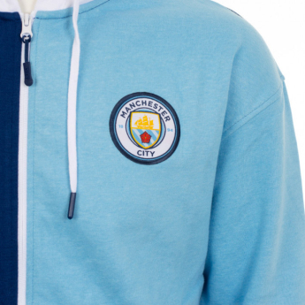 Manchester City męska bluza z kapturem No2 zip half