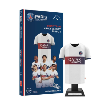 Paris Saint Germain Metalowy model 3D Away Jersey 2023/24 Kit