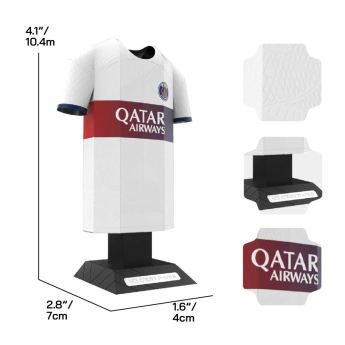 Paris Saint Germain Metalowy model 3D Away Jersey 2023/24 Kit