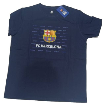 Barcelona koszulka męska Emblem marino