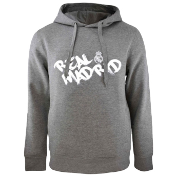 Real Madryt męska bluza z kapturem No24 grey