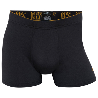 Cristiano Ronaldo męskie bokserki CR7 black-gold stripe