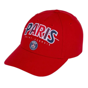 Paris Saint Germain dziecięca czapka baseballowa Paris red