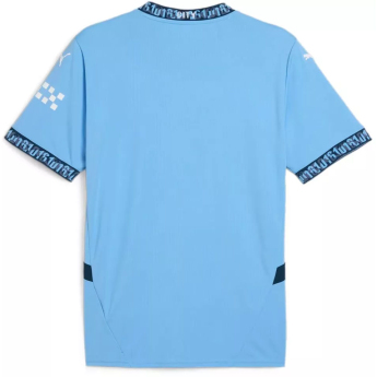 Manchester City piłkarska koszulka meczowa 24/25 Home