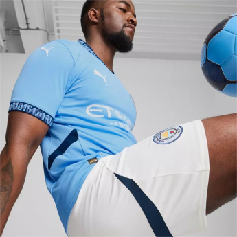 Manchester City piłkarska koszulka meczowa 24/25 Home