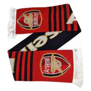 Arsenal szalik zimowy stripe