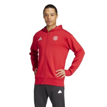 Bayern Monachium męska bluza z kapturem Anthem red