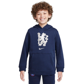 Chelsea dziecięca bluza z kapturem Club navy