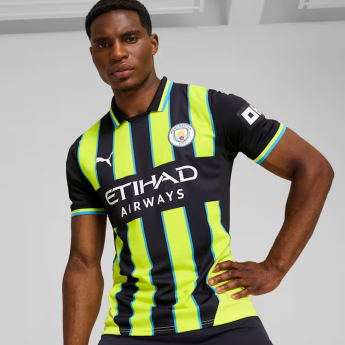 Manchester City piłkarska koszulka meczowa 24/25 outdoor