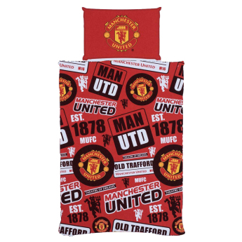 Manchester United pościel na jedno łóżko patch 1