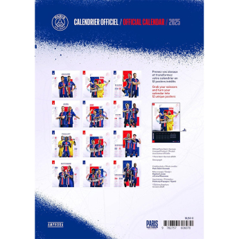 Paris Saint Germain kalendarz 2025