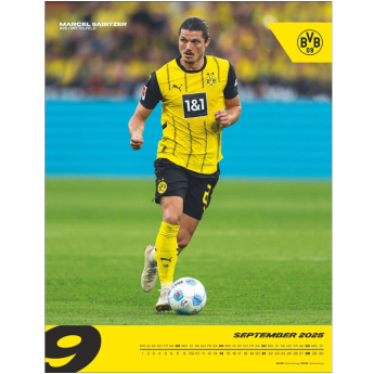 Borusia Dortmund kalendarz 2025 Wall