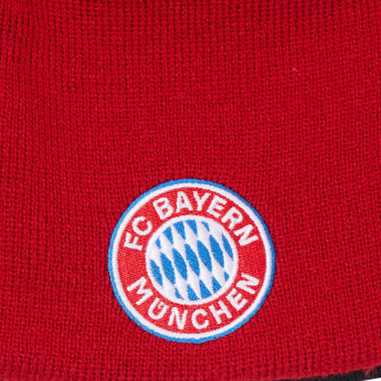 Bayern Monachium czapka zimowa Reversible red-navy